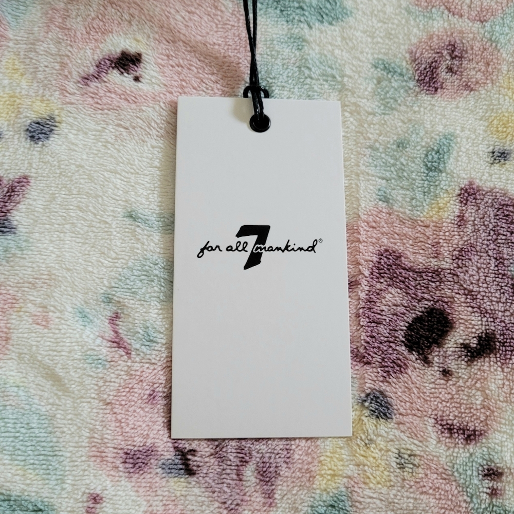 7 For All Mankind White Twist➰ Sleeve Top - Picture 5 of 14